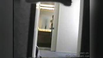 video of Toweling Off After Shower (Voyeur)
