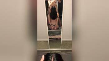video of Sexy Mirror Deep Throat