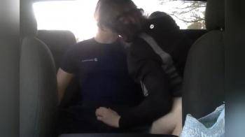 video of She sucks him on the back seat of the car
