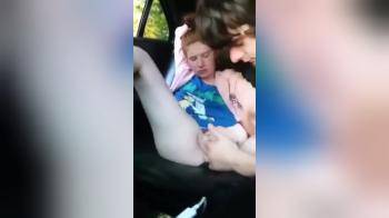 video of Couple doing it secretly on the backseat of the car