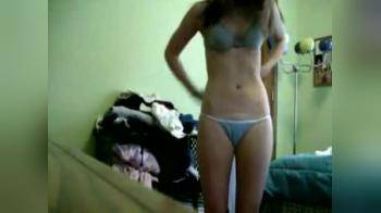 video of naughty little cam whore shows off