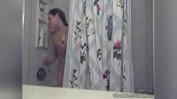 video of Ashly in shower