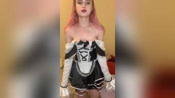 video of Sexy maid lingerie tease