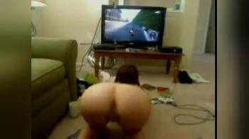 video of beautiful cunt playing video games