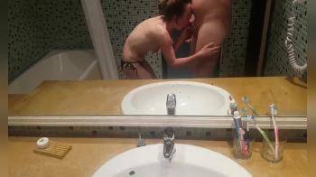 video of Tiny British wife fucked in hotel bathroom