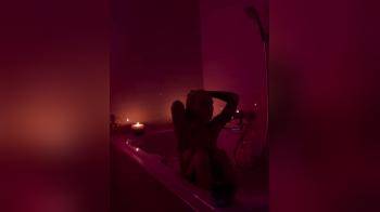 video of Lovely babe relaxing in bath