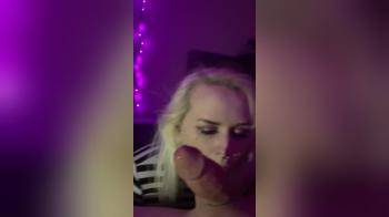 video of Goth Girlfriend Sucks Big White Cock