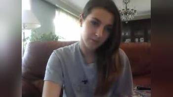 video of hottie bating on couch