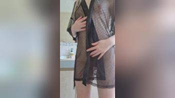 video of Very Pretty Girl Strips Off Robe That Was Not Doing Much to Cover Her Perfect Nude Body Anyway