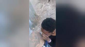 video of Caught with dick in mouth