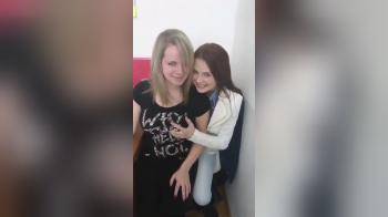 video of girls groping over clothes