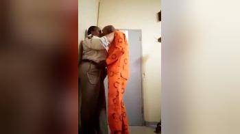 video of Inmate fucks prison warden