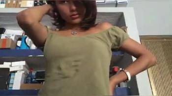 video of Slim Latina girl webcam 2