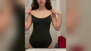 video of Fantastic young girl reveals her perfect boobs