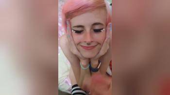 video of sexy emo gets facial