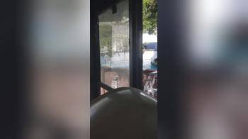 video of Neighbor masturbating in the pool