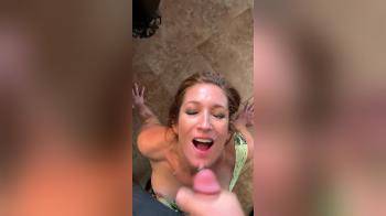 video of Cumming On His Wife s Face On The Floor