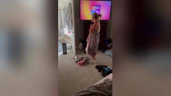 video of Wife dance night away