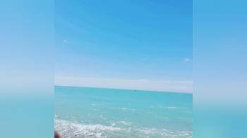 video of Hot MILF enjoying the beach