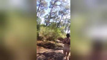 video of running naked through the wood