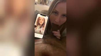 video of the tinder date sucking cock, while looking for another