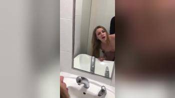 video of Quickie in the airport bathroom