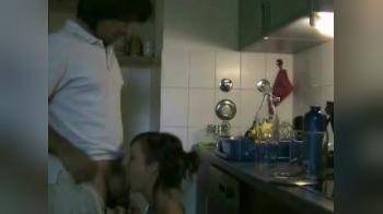 video of Good wife doing the dishes and fuck and suck cock