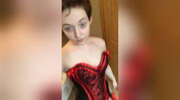 video of Blue Eyed Pixie Shows Off Her New Corset