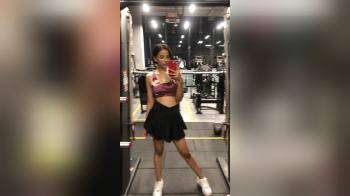 video of Flashing My Tits at the Gym