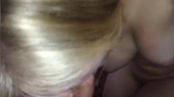 video of Blonde PoV sucks off like the good GF she is