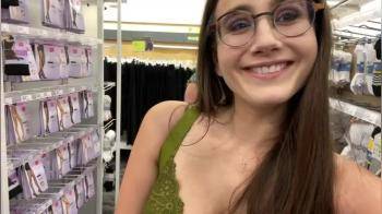 video of Cumming in the store