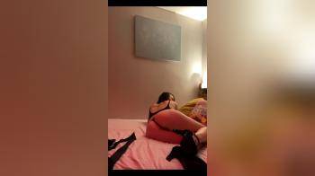 video of Nice girl teasing strip
