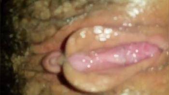 video of Close up of my tongue n fingers