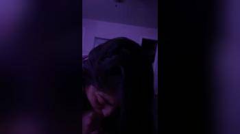 video of Dark hair blow job