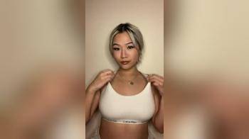 video of Asian flashes big tits