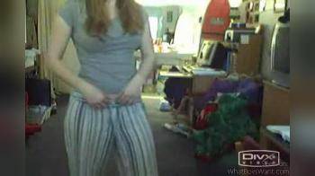 video of Home Alone Girl strip