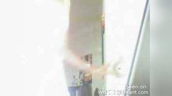 video of Webcam Flashing girl
