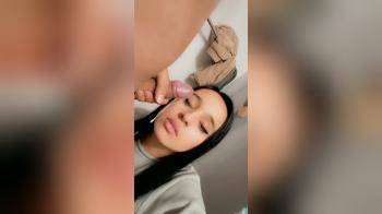 video of she likes to take cum on her face