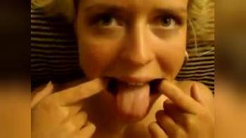 video of painting her face with cum