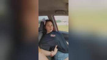 video of beautiful busty girls flashes tits in car