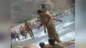 video of beach nudist