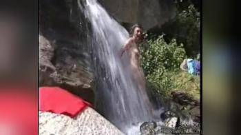 video of waterfall