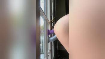 video of Double penetration training hoping the neighbours will see me