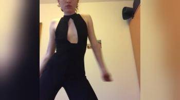 video of Girl dancing and teasing