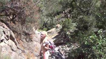 video of Topless hike with her boyfriend