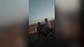 video of The bike aint the only thing he is riding