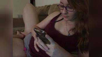 video of She likes to masturbate watching porn