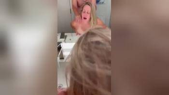 video of Bent over wife in mirror