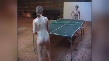 video of Oiled Table Tennis Nude