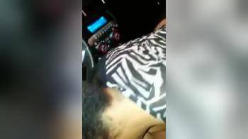 video of sucking cock while the guy orders and collects food in a drivein
